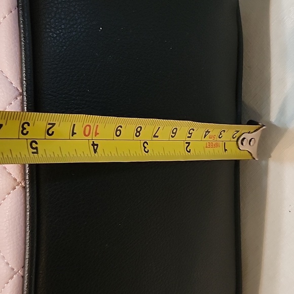 Betsey Johnson Black and Pink Heart Backpack, EUC - Picture 9 of 16